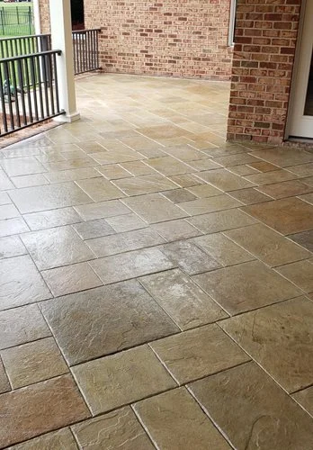 stamped concrete, concrete coating, driveway coatings
