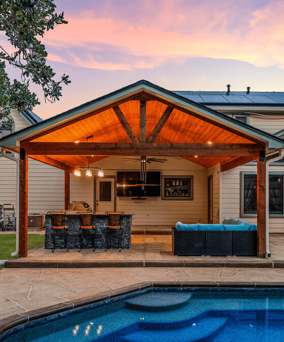 Deck Roofing, Patio Roofing, Porch Roofing