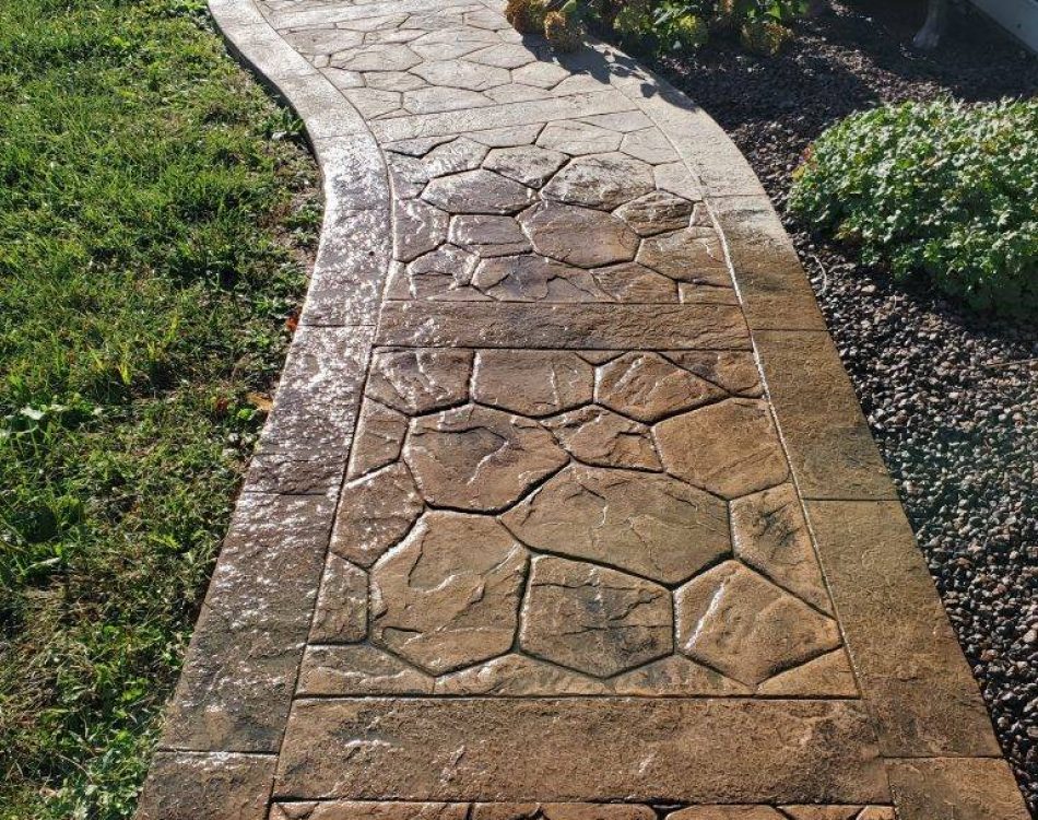 stamped concrete, concrete coating, driveway coatings