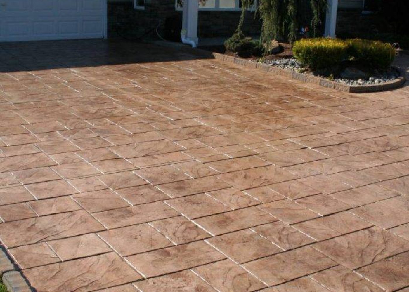 stamped concrete, concrete coating, driveway coatings